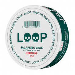 Nicotine pouches LOOP Jalapeno Lime 9.4 mg/sachet