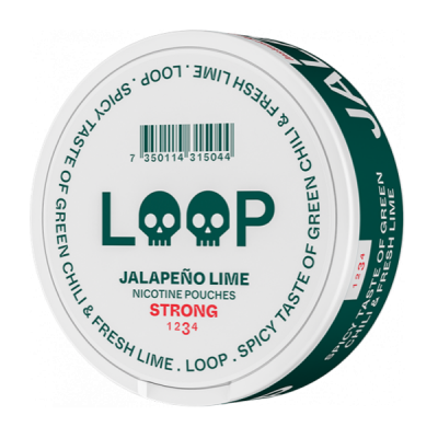 Nicotine pouches LOOP Jalapeno Lime 9.4 mg/sachet