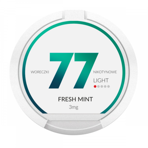 Nicotine pouches 77 Fresh Mint Nicotine pouches 77 Fresh Mint