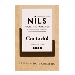 Nicotine pouches NILS Cortado Extra Strong en 14mg/sachet.