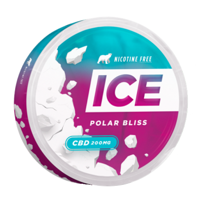 Nicotine pouches ICE Polar Bliss 200mg CBD