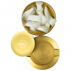 Boite de transport Nicobox pour nicotine pouches en aluminium Or