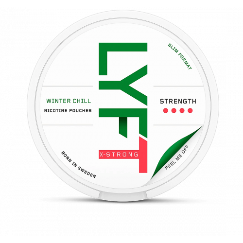 snus all white LYFT Slim Winter Chill Strong 11mg/pouch