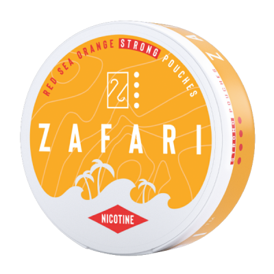 Nicotine pouches ZAFARI Red Sea Orange Strong 10 mg Nicotine pouches ZAFARI Red Sea Orange Strong 10 mg