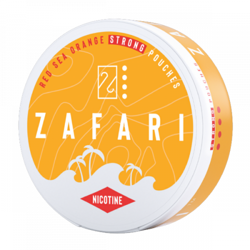 Nicotine pouches ZAFARI Red Sea Orange Strong 10 mg