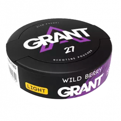 nicotine pouches grant Wild Berry Light 4 mg
