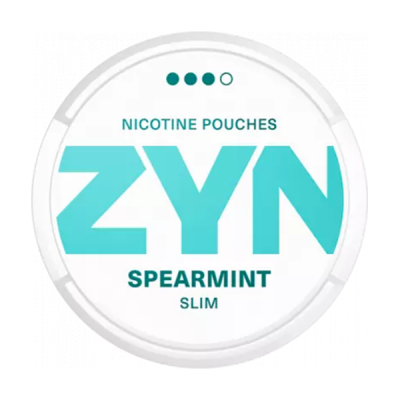 nicotine pouches ZYN Spearmint strong 9,6 mg