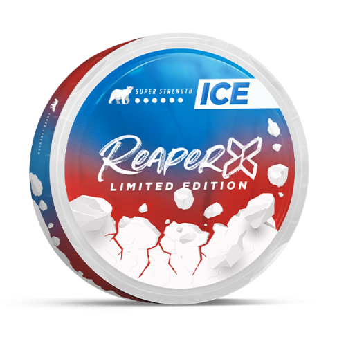 NICOTINE POUCHES ICE Reaper X-Strong 19 mg NICOTINE POUCHES ICE Reaper X-Strong 19 mg