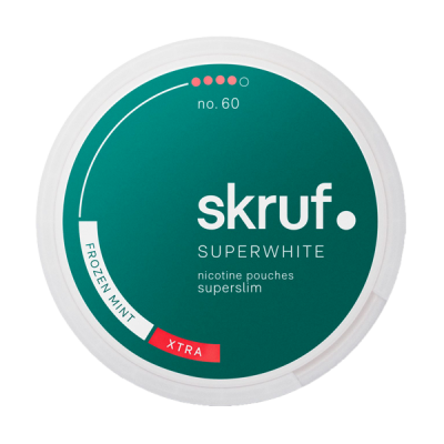 nicotine pouches SKRUF Frozen Mint X-Strong 11,9 mg