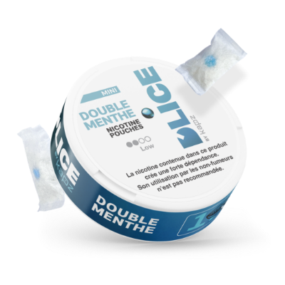 nicotine pouches D'LICE double menthe light 4 mg nicotine pouches D'LICE double menthe light 4 mg