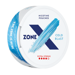 nicotine pouches ZONE X Cold Blast X-Strong 10 mg