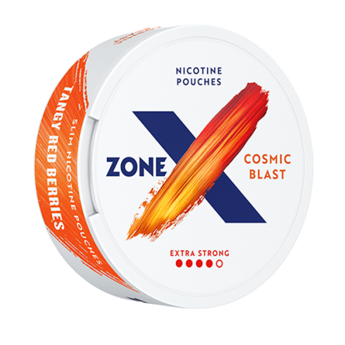 nicotine pouches ZONE X Cosmic Blast X-Strong 10 mg