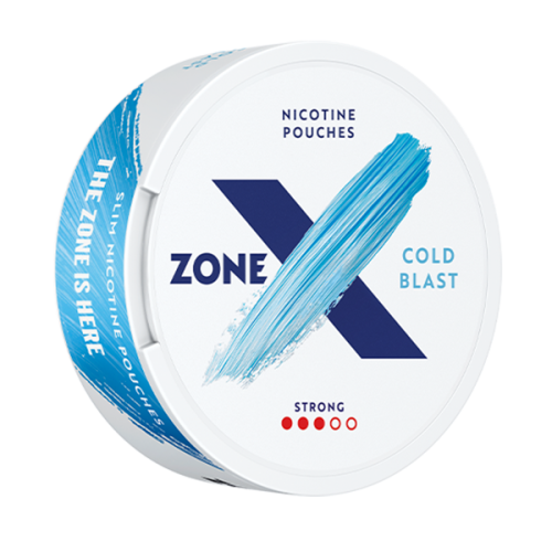 nicotine pouches ZONE X Cold Blast Strong 9 mg
