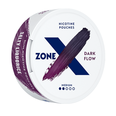 nicotine pouches ZONE X Dark FloW Medium 5 mg