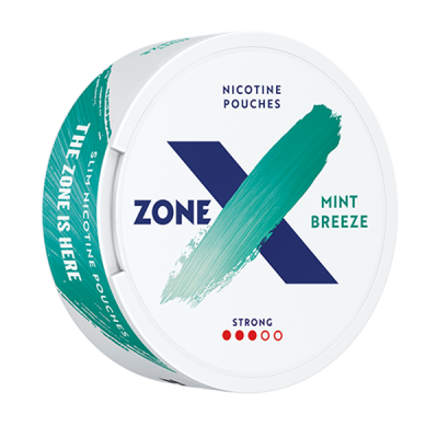 nicotine pouches ZONE X Mint Breeze Strong 8 mg