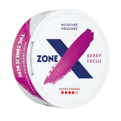 nicotine pouches ZONE X Berry Fresh X-Strong 10 mg