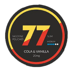 Nicotine pouches 77 pouches Cola Vanilla 10 mg