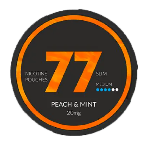 Nicopods 77 pouches Peach Mint 10 mg