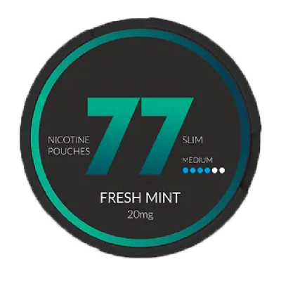 Nicotine pouches 77 Fresh Mint 10mg