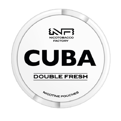 nicotine pouches CUBA Double Fresh X-Strong