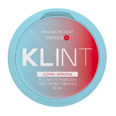 Nicotine pouches KLINT Avalanche Mint X-strong 17mg