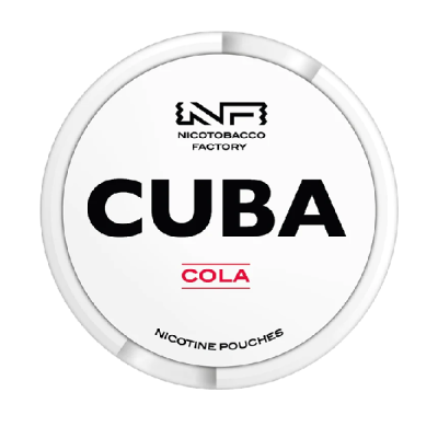 nicotine pouches CUBA cola x-strong