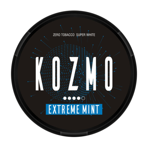 nicotine pouches KOZMO Extreme Mint X-Strong 12,6 mg