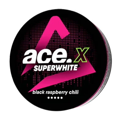 nicotine pouches ACE Black Raspberry Chili X-Strong 13 mg