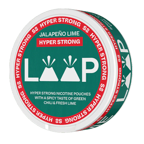nicotine pouches LOOP Jalapeño Lime X-Strong 15,5 mg