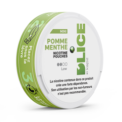 nicotine pouches D'LICE pomme menthe light 4 mg