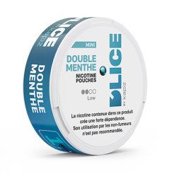nicotine pouches D'LICE double menthe light 4 mg