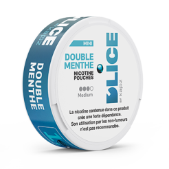 nicotine pouches D'LICE double menthe medium 8 mg