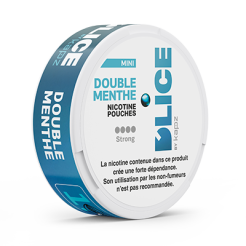 nicotine pouches D'LICE double menthe strong 12 mg