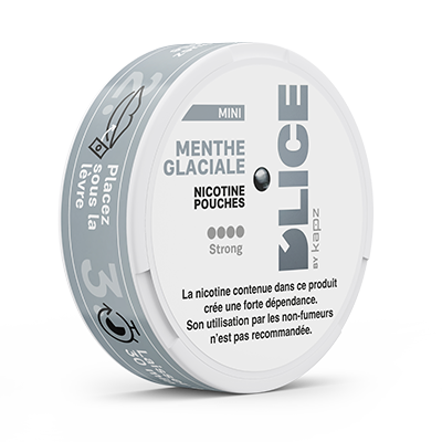 nicotine pouches D'LICE menthe glaciale Strong 12 mg