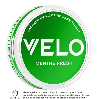nicotine pouches VELO Menthe Fresh Mini Light 4 mg nicotine pouches VELO Menthe Fresh Mini Light 4 mg