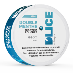 nicotine pouches D'LICE double menthe light 4 mg