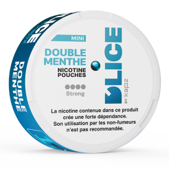 nicotine pouches D'LICE double menthe strong 12 mg