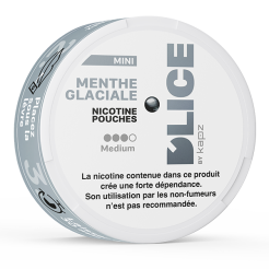 nicotine pouches D'LICE menthe glaciale medium 8 mg