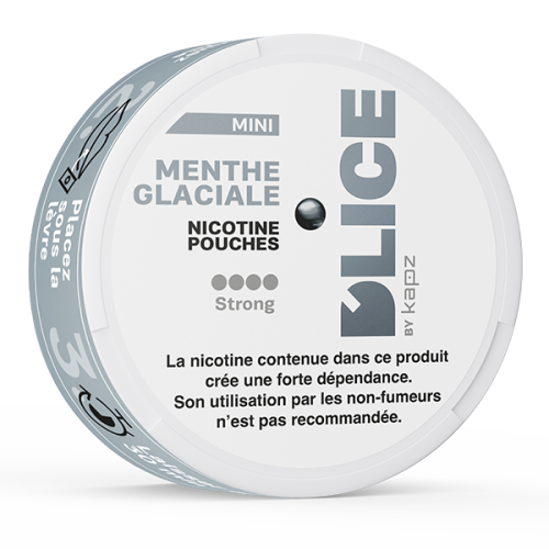 nicotine pouches D'LICE menthe glaciale Strong 12 mg nicotine pouches D'LICE menthe glaciale Strong 12 mg