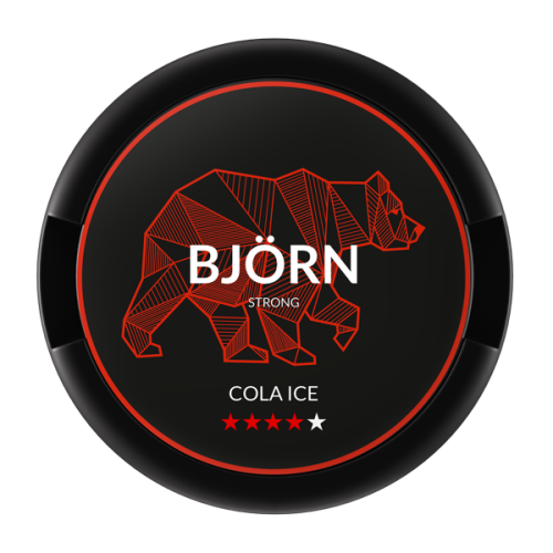 snus bjorn sans tabac Cola Ice X-Strong 19,5 mg