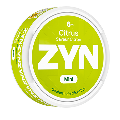 Snus ZYN Citron Medium 6 mg sans tabac Snus ZYN Citron Medium 6 mg sans tabac