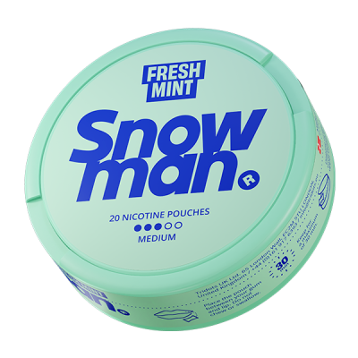 nicotine pouches snowman Fresh Mint Strong 9 mg nicotine pouches snowman Fresh Mint Strong 9 mg