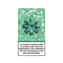 Pods VUSE Ice Caramélisée 2 recharges 12 mg/mL