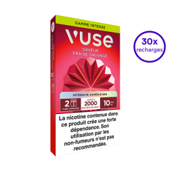 Pack VUSE Fraise sauvage 30 recharges 10 mg/mL