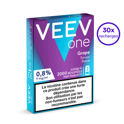 Pack VEEV ONE Raisin 30 recharges 9 mg/mL