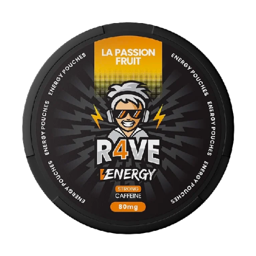 energy pouches r4ve La Passion Fruit 80 mg