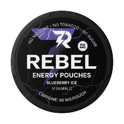 energy pouches rebel Blueberry Ice 100 mg