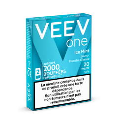 Pods VEEV ONE Menthe Glacée 2 recharges 20 mg/mL