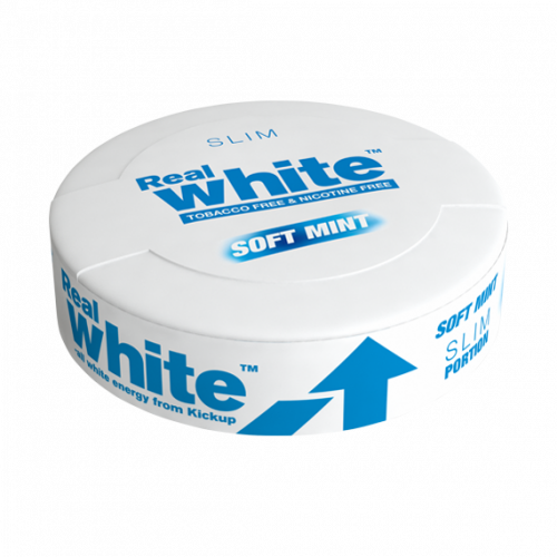 Energy pouches Real White Soft Mint Slim Energy pouches Real White Soft Mint Slim