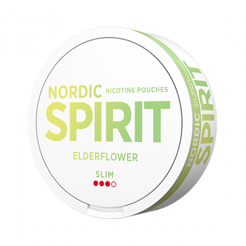 Nicotine pouches NORDIC SPIRIT Elderflower 9,1mg/sachet Nicotine pouches NORDIC SPIRIT Elderflower 9,1mg/sachet